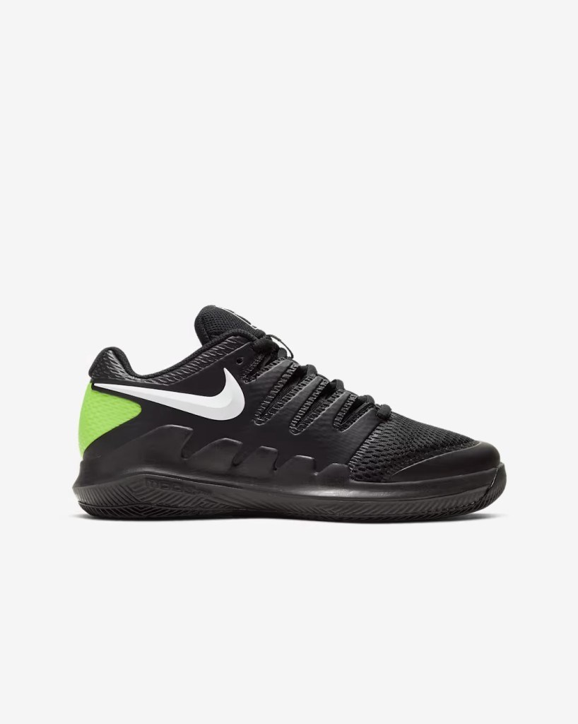 NikeCourt Jr. Vapor X AR8851-009 Küçük/Büyük Çocuk Tenis Ayakkabısı - Siyah