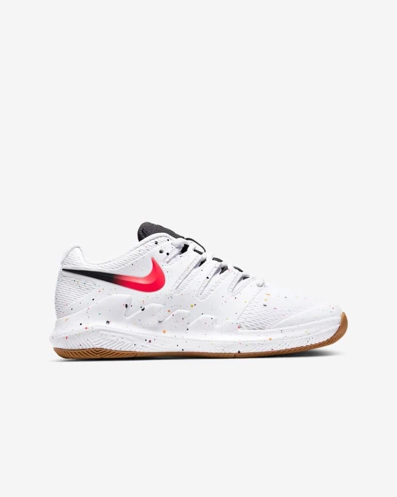 NikeCourt Jr. Vapor X AR8851-108 Küçük/Büyük Çocuk Tenis Ayakkabısı - Beyaz