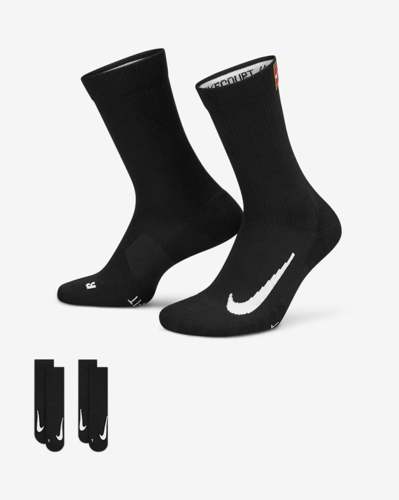 NikeCourt Multiplier Cushioned SK0118-010 Tenis Çorapları (2 Çift)