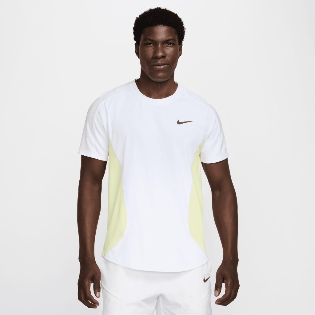 NikeCourt Slam Erkek Dri-FIT Beyaz Tenis Tişört FZ6857-100