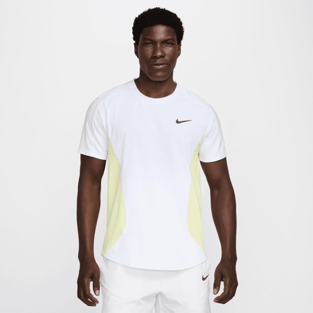 NikeCourt Slam Erkek Dri-FIT Beyaz Tenis Tişört FZ6857-100
