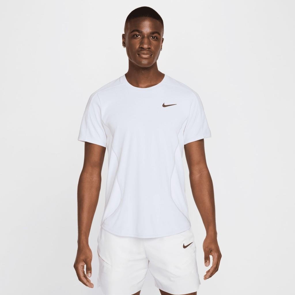 NikeCourt Slam Erkek Dri-FIT Beyaz Tenis Tişört FZ6857-085