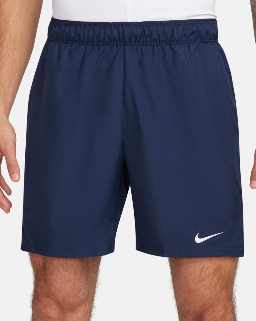 NikeCourt Victory Dri-FIT 18 cm Erkek Tenis Şortu - Lacivert FD5380-415