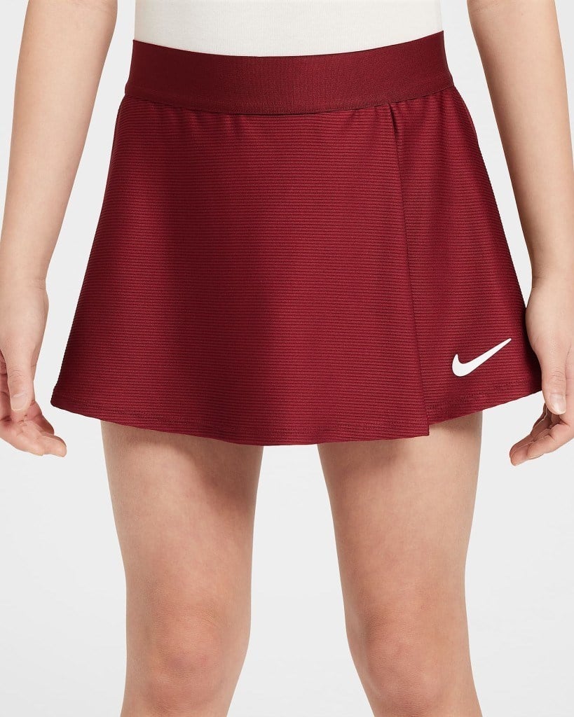 NikeCourt Victory Kız Çocuk Bordo Tenis Eteği CV7575-677