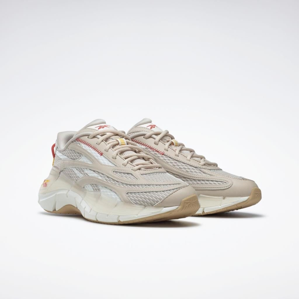 Reebok GX6239 Zig Kinetica 2.5 Kadın Bej Spor Ayakkabı
