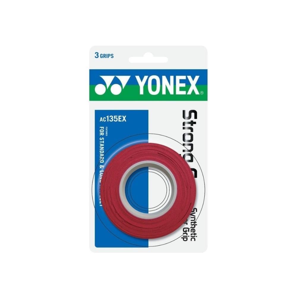 Yonex Ac 135 (3lü) Kırmızı Strong Grap 
