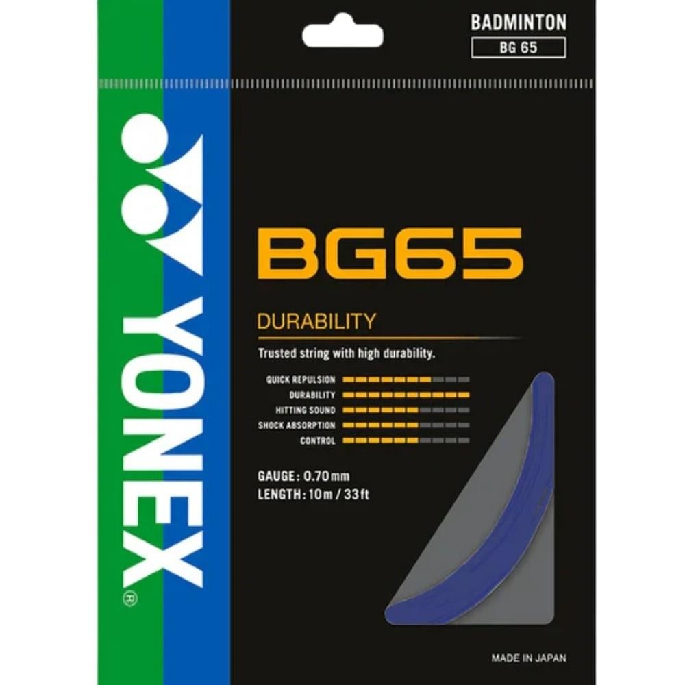 Yonex Bg 65 Badminton Kordajı 0.70 mm / 10m - Mavi