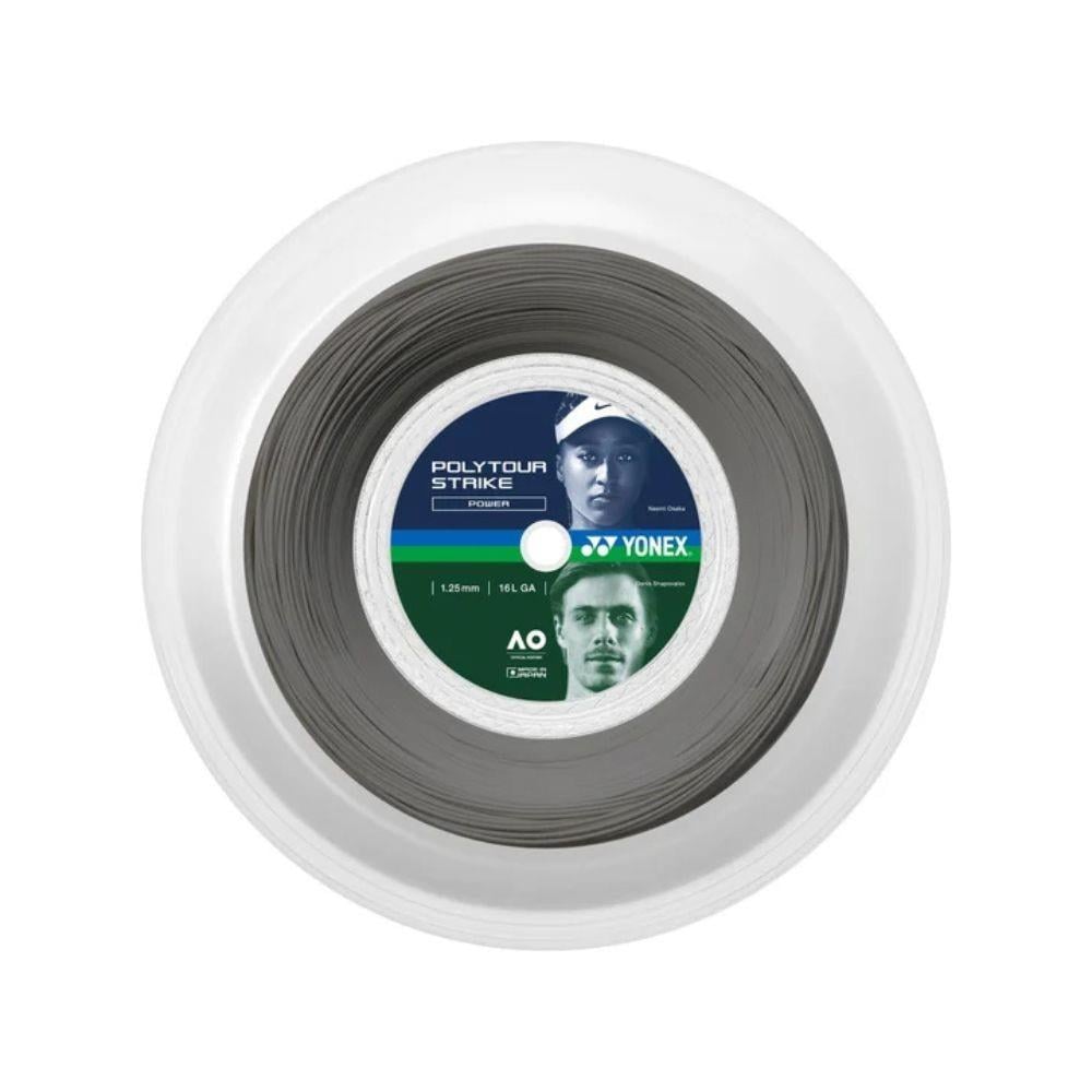 Yonex Poly Tour Strike 1.25 200M Tenis Kordajı - Demir Grisi