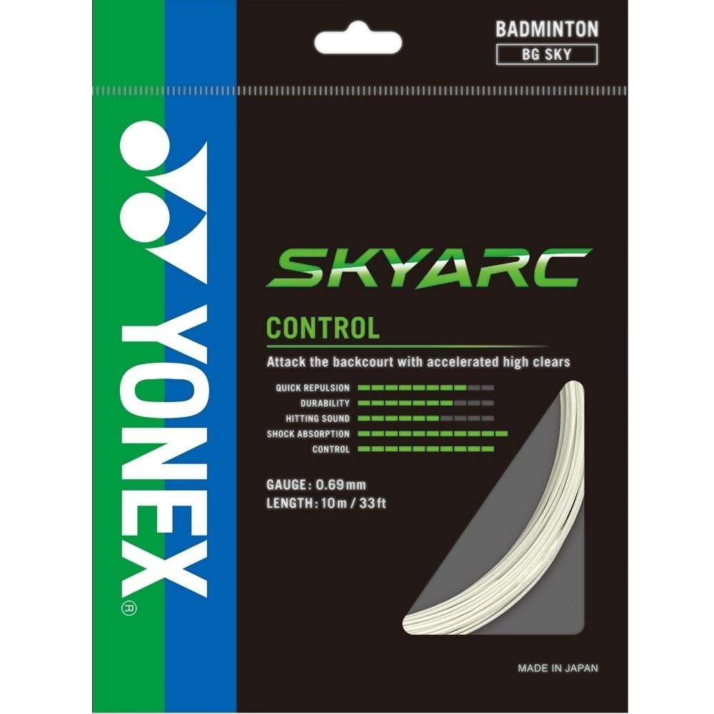 Yonex Skyarc Badminton Kordajı 0.69 mm / 10 M - Beyaz
