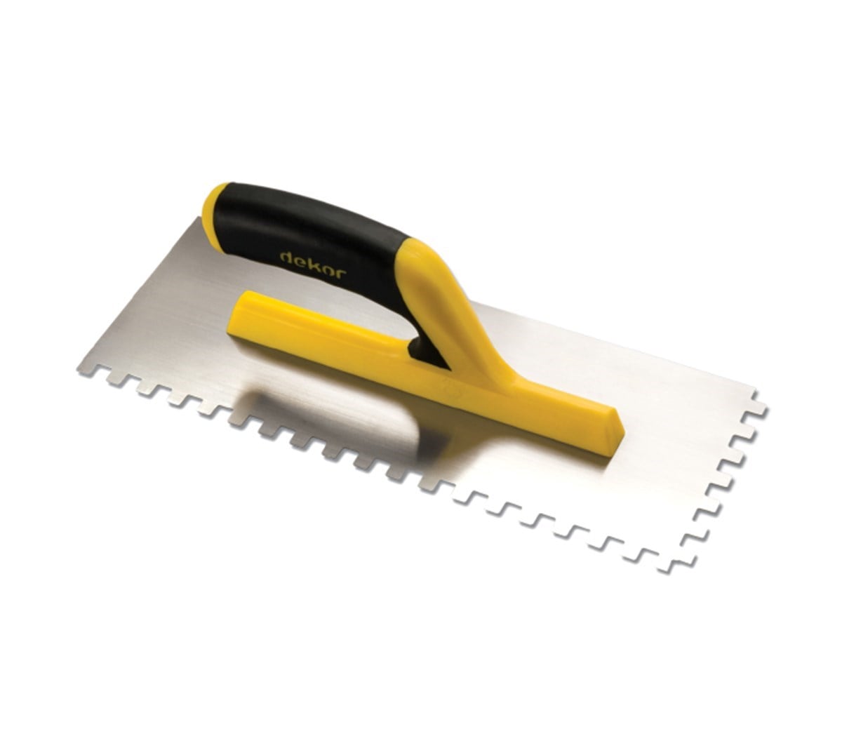 10x10 mm Dişli Dekor Açık Plastik Saplı Seramik Malası 35 cm