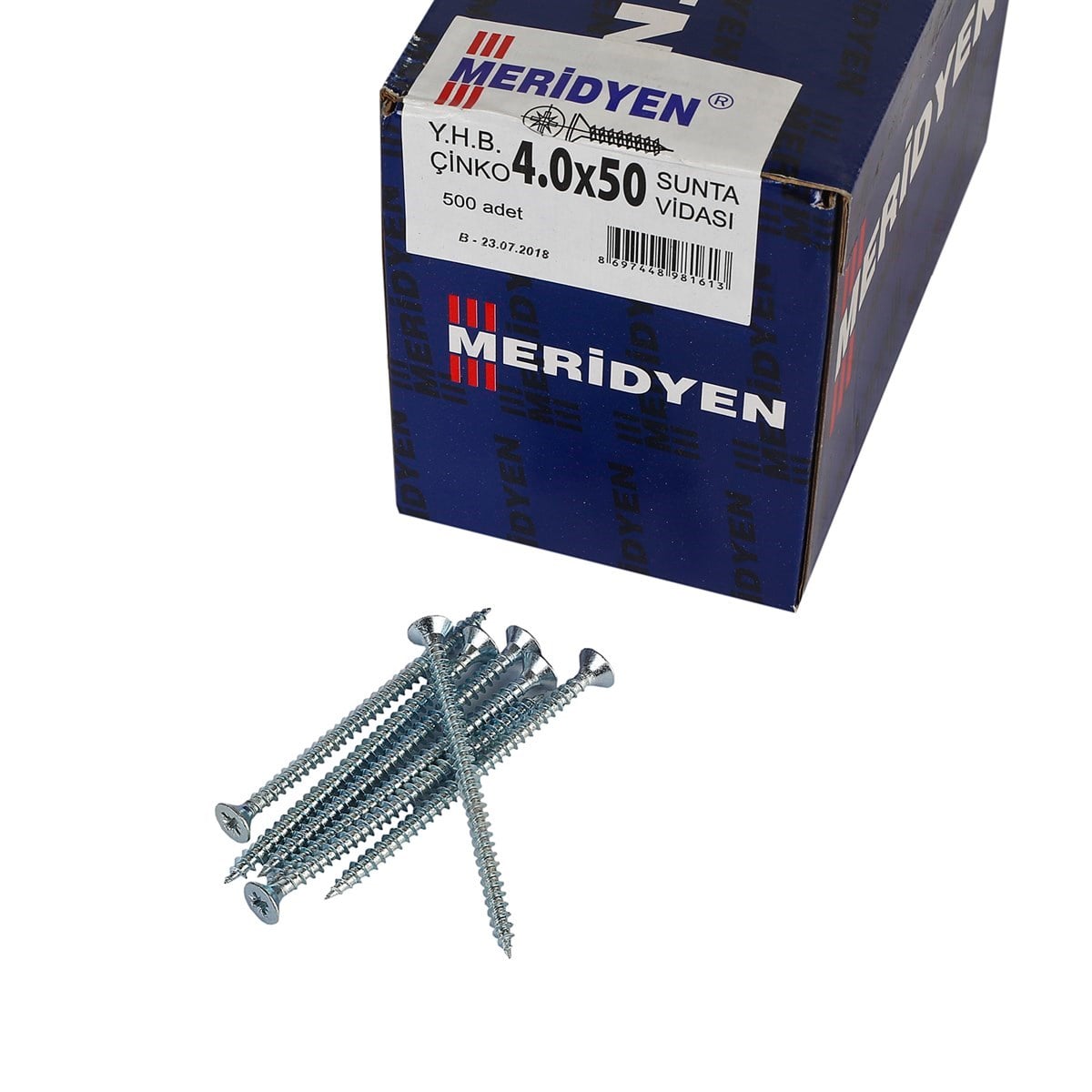 4 x 50 mm Meridyen Sunta Vidası 500 Adet