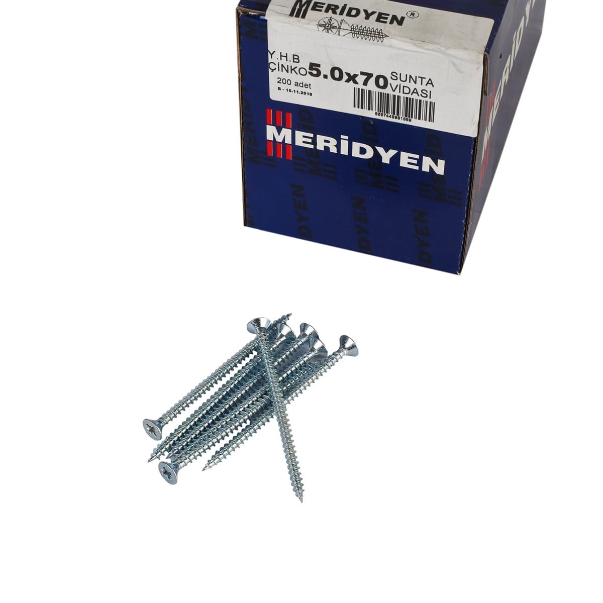 5 x 70 mm Meridyen Sunta Vidası 200 Adet