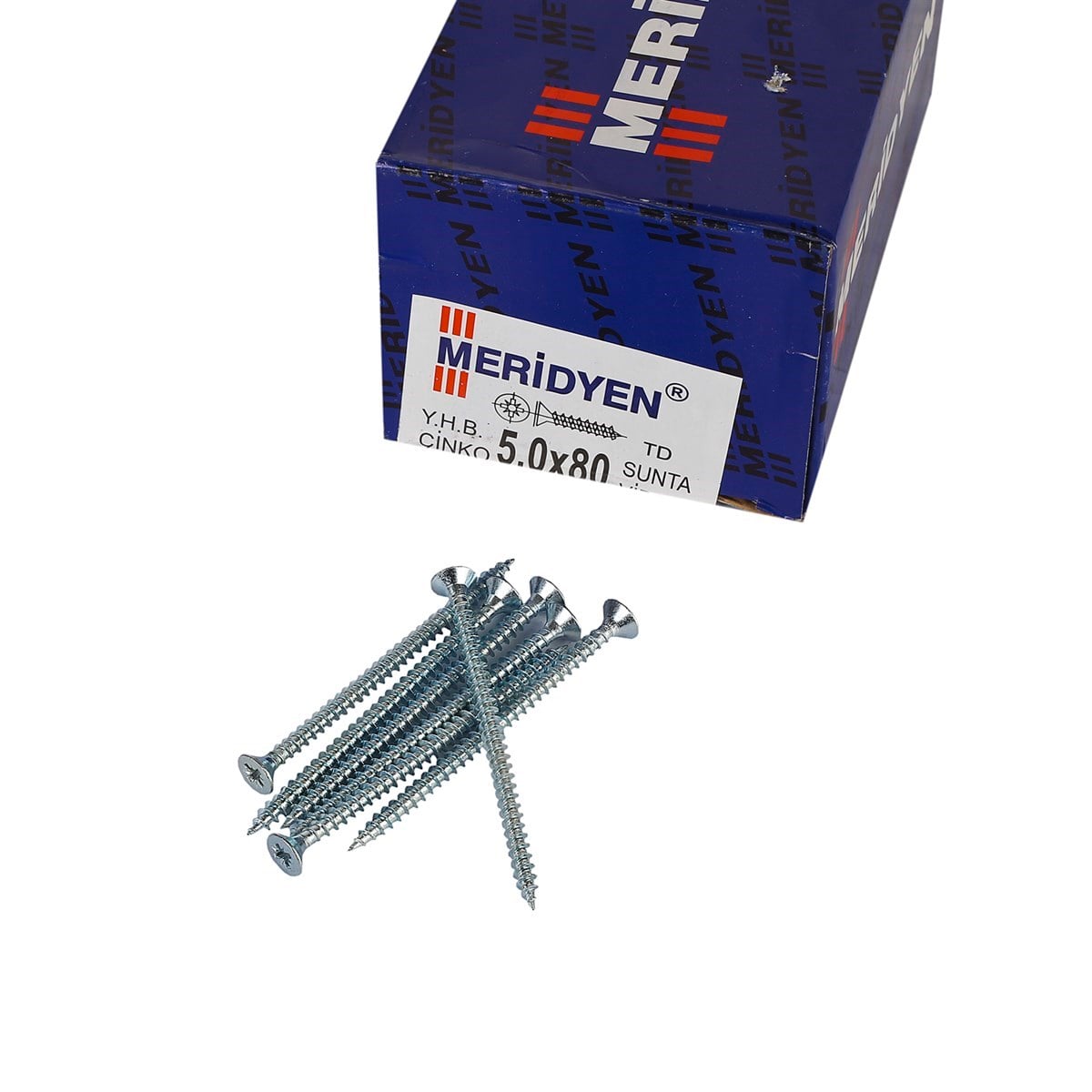 5 x 80 mm Meridyen Sunta Vidası 200 Adet