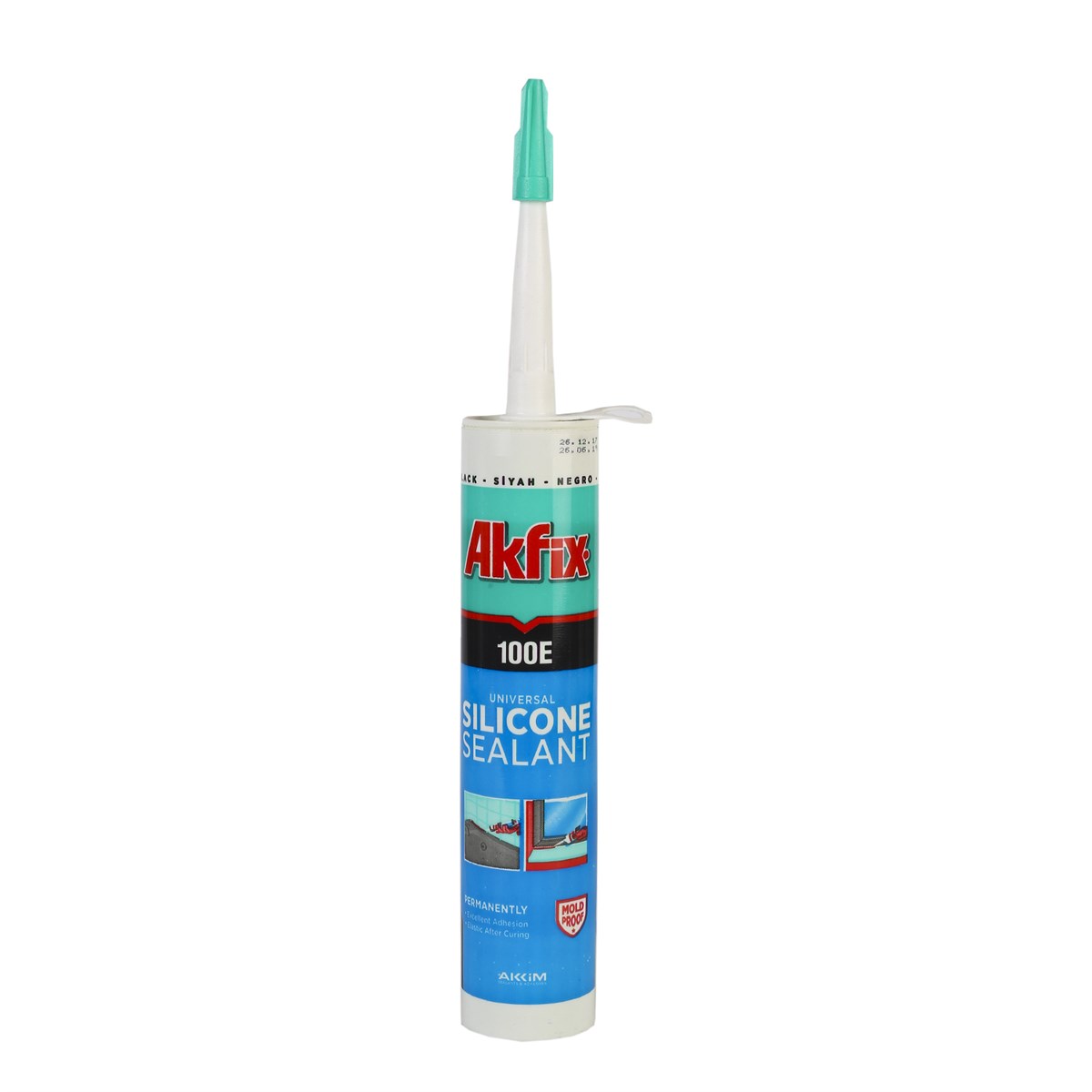 Akfix 100E Silikon Kartuş Siyah 280ml