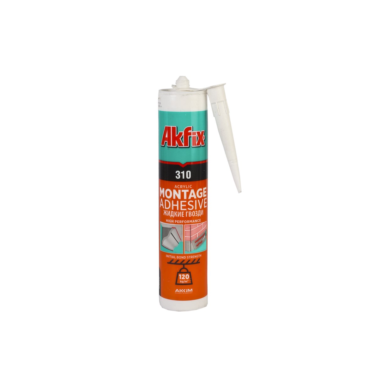 Akfix 310 Kartonpiyer Strafor Yapıştırıcı 310ml