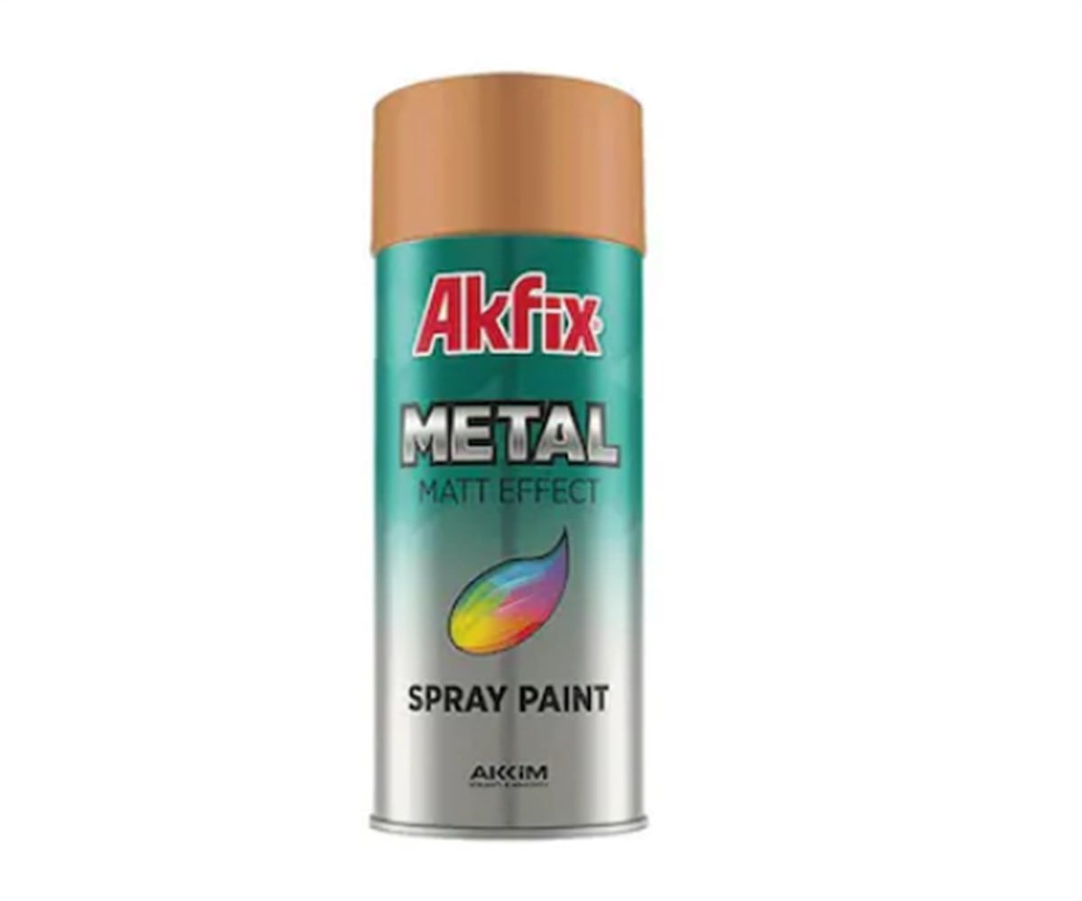 Akfix Mat Bronz Efekt Altın Sprey Boya 400 ML 