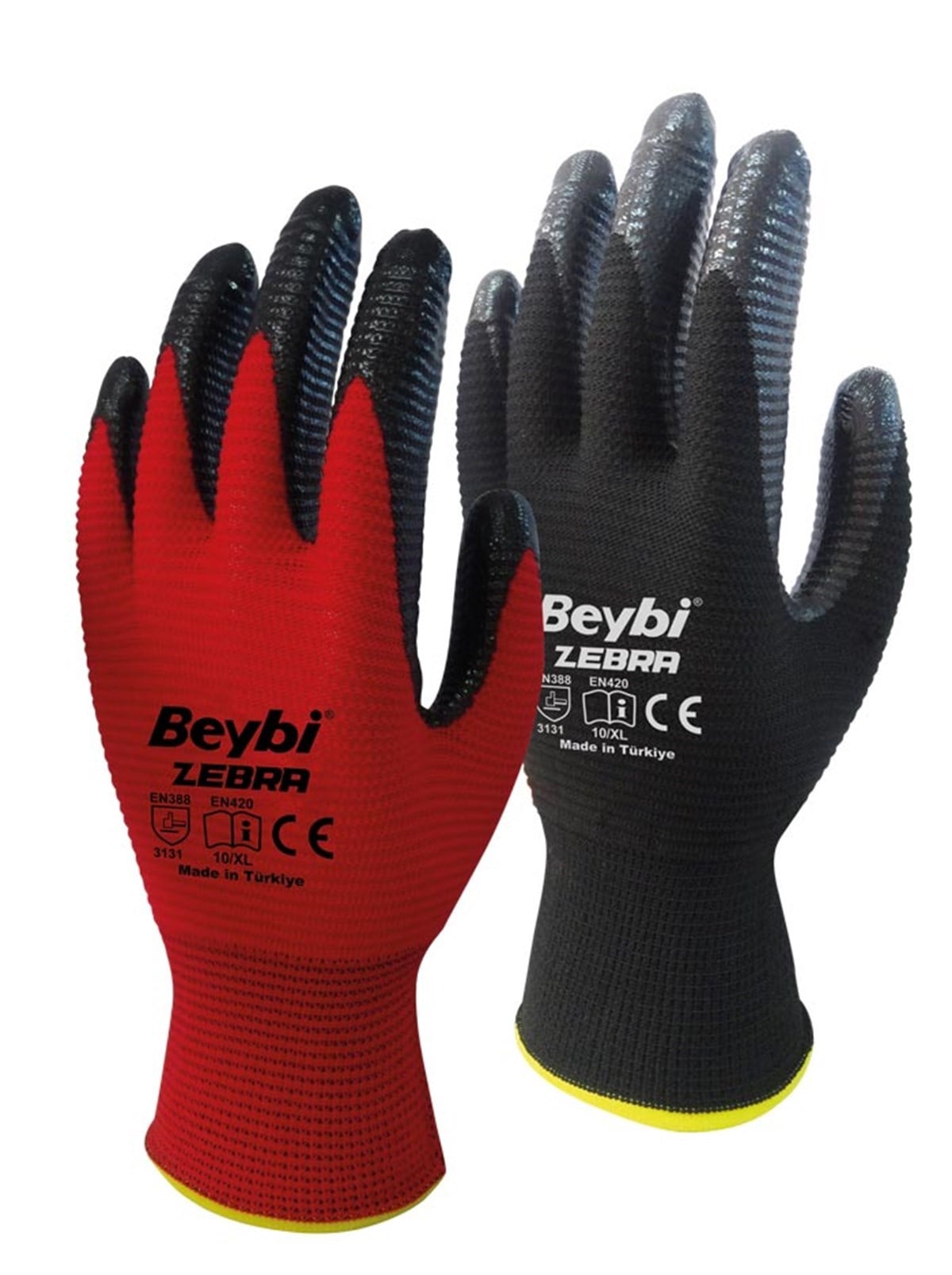 Beybi Zebra Eldiven 10 Numara