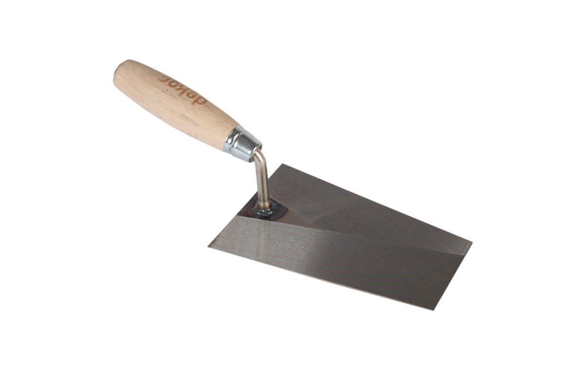 Dekor Ağaç Saplı Duvarcı Malası 16 cm