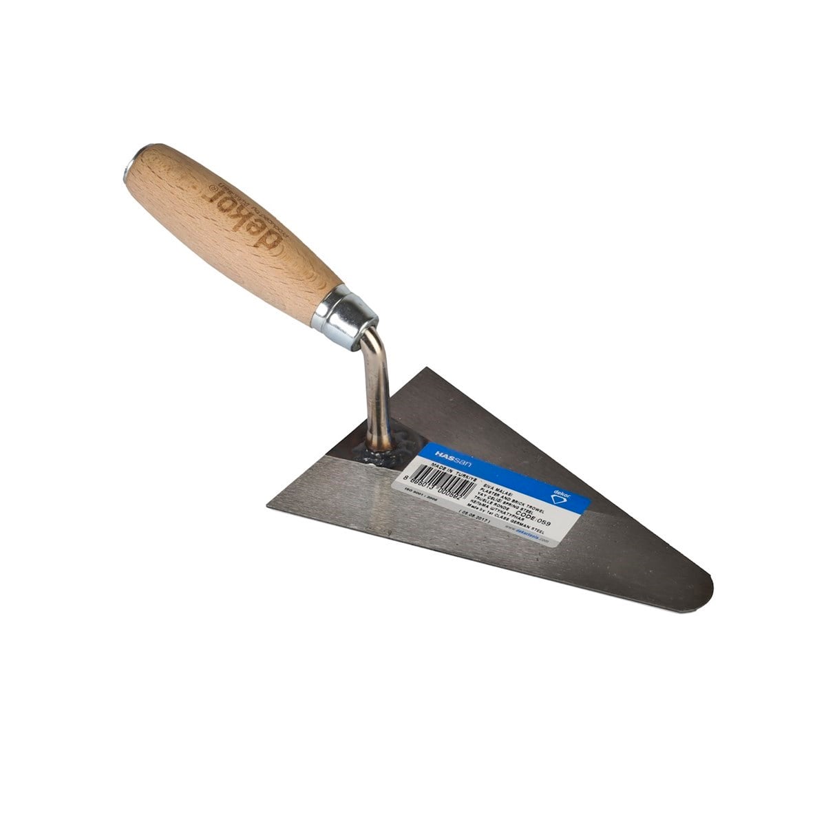 Dekor Ahşap Saplı Sıva Malası 14 cm