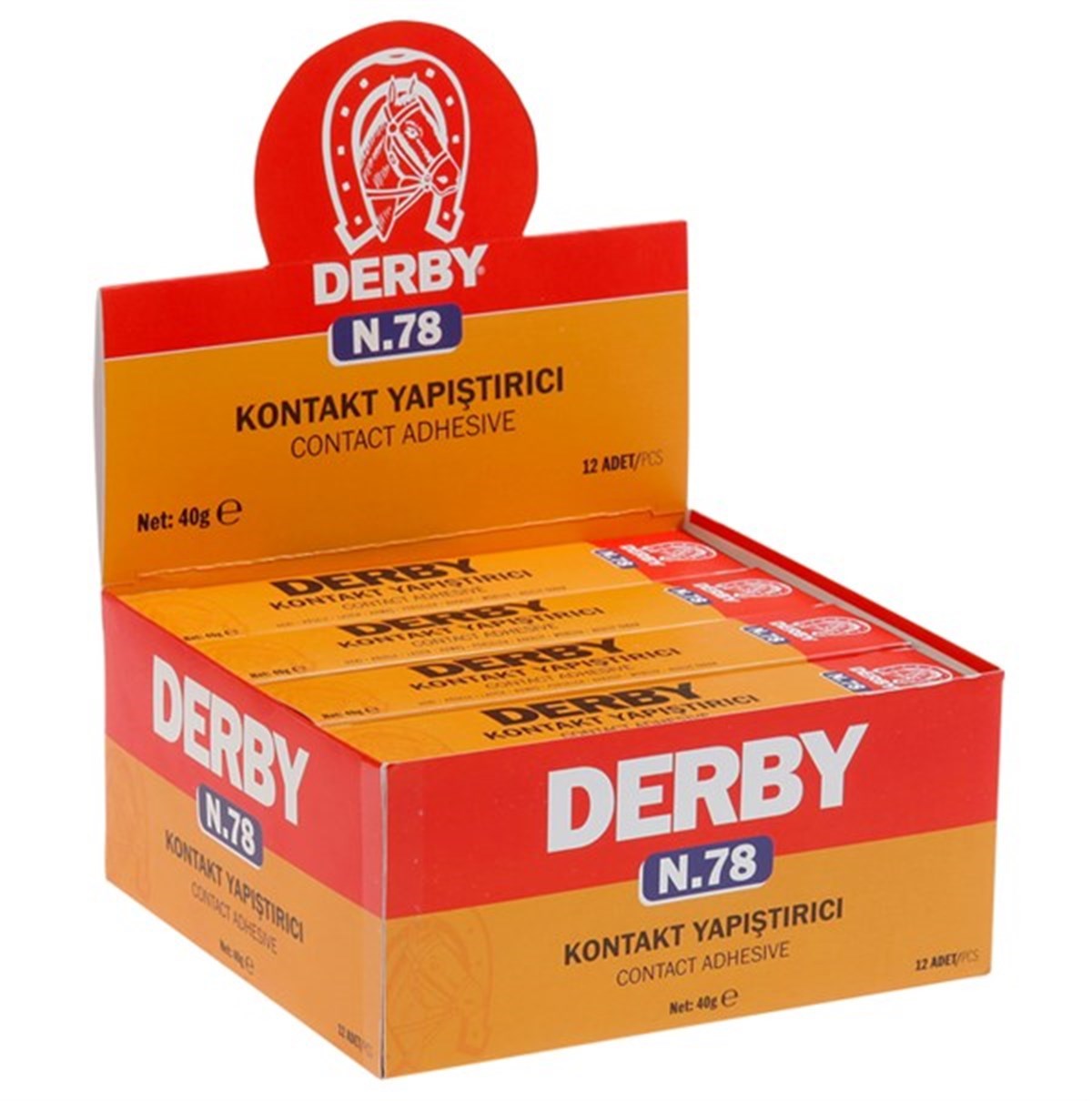 Derby Yapıştırıcı 40 gr Tüp 12 Adet