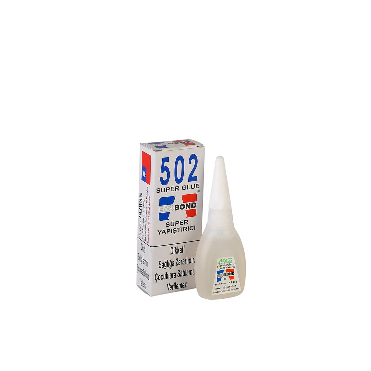 Evobond 502 Süper Japon Yapıştırıcısı 20 gr