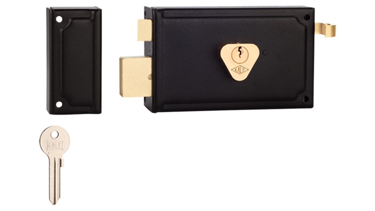 Kale 157/A Silindir Trajlı Demir Kapı Kilidi 14 cm