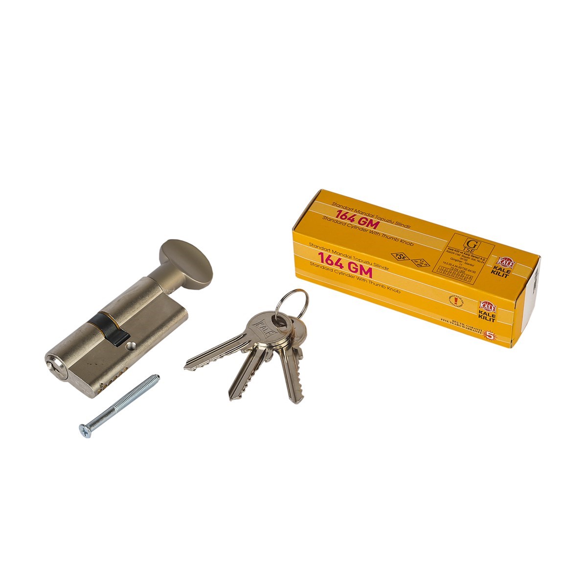 Kale 164 GMC Mandallı Barel 68 mm Nikel