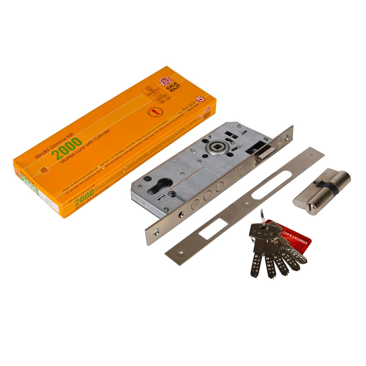 Kale 2000 Silindirli Daire Kilidi 45mm