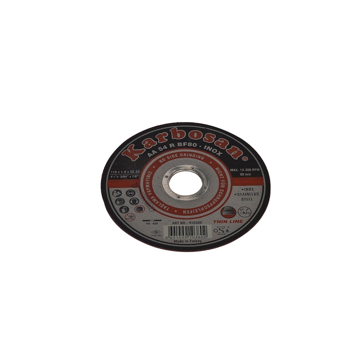 Karbosan İnox Elmas Kesici 180 mm