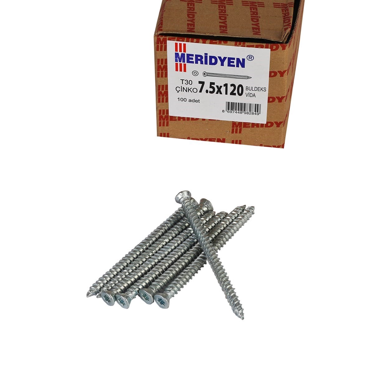 Meridyen Buldex Vida 7.5 x 120 mm - 100 Adet