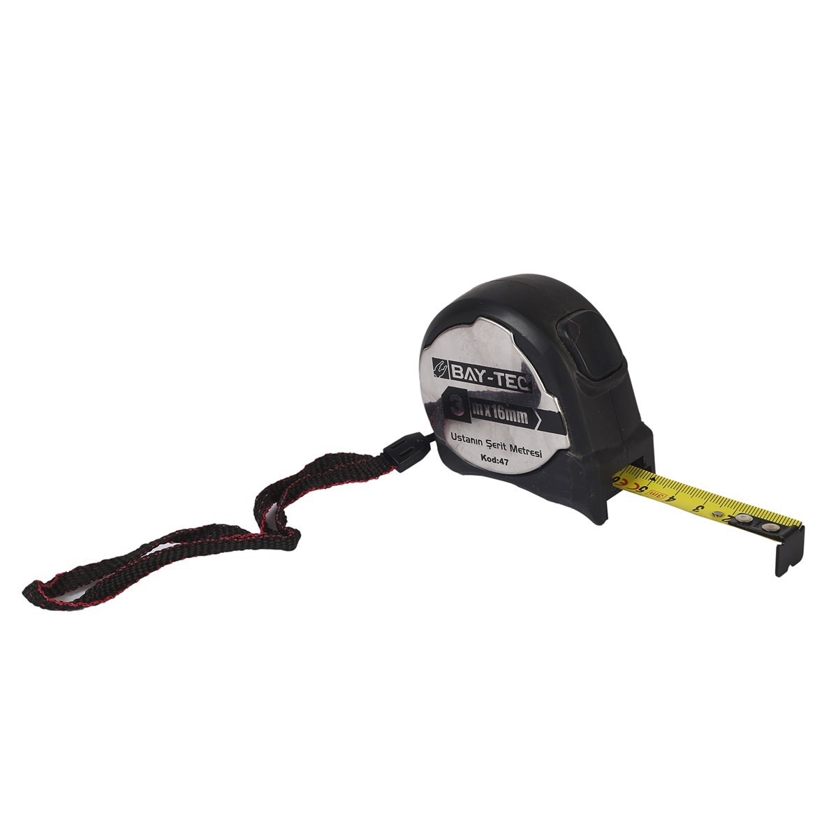 Otomatik Korumalı Şerit Metre 5 m x 19 mm