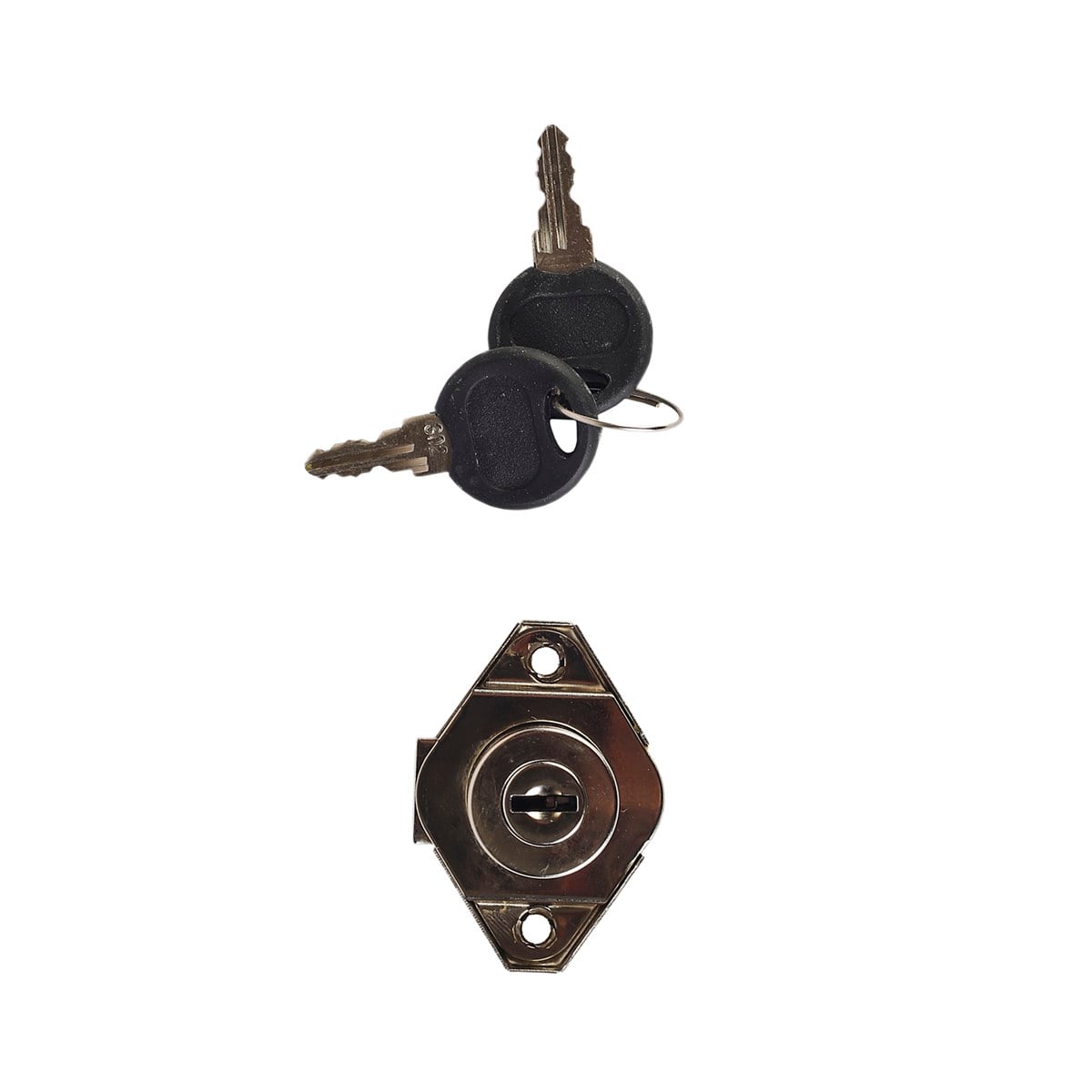 Oval Çekmece Kilidi Krom