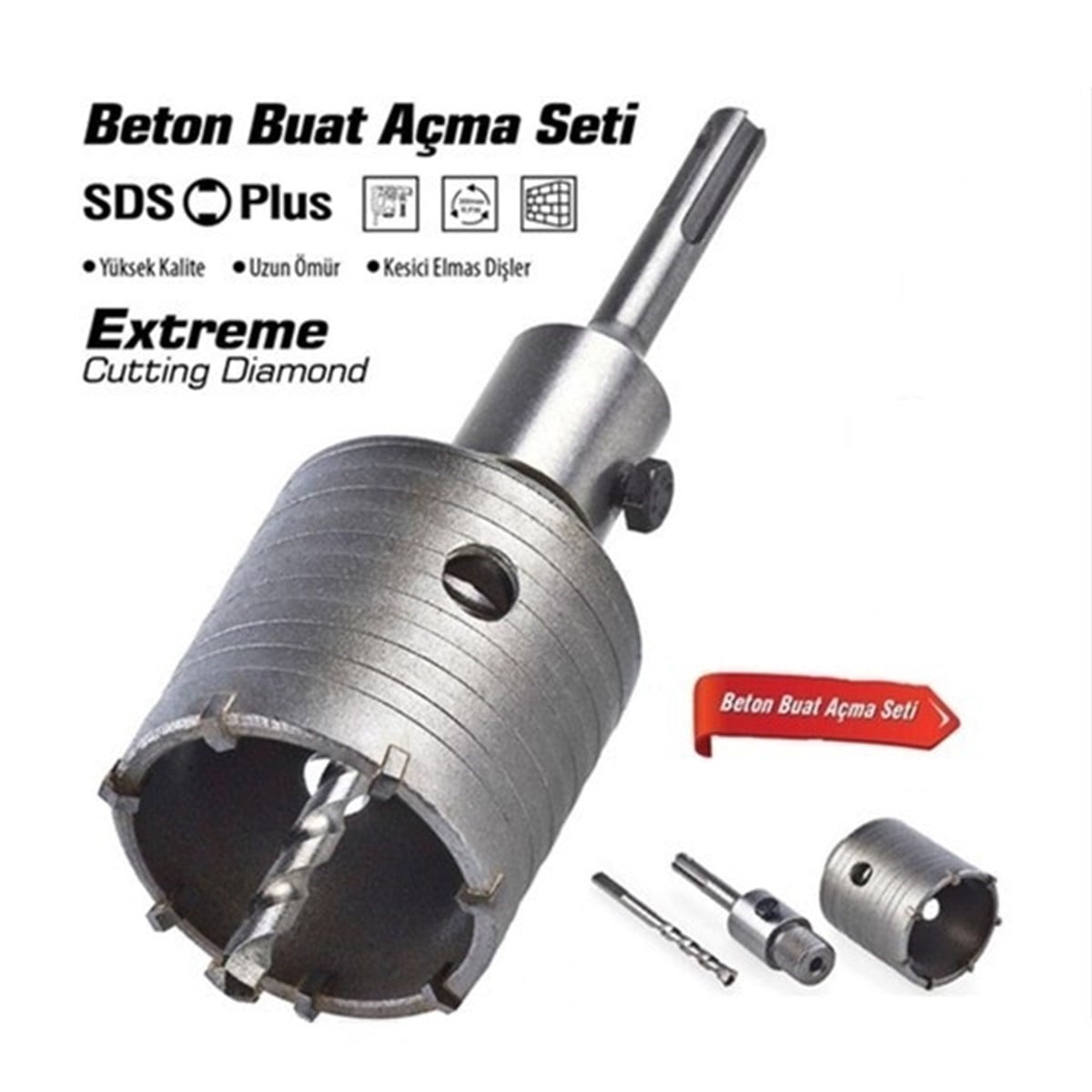 SDS Beton Buat Açma Seti 40 mm