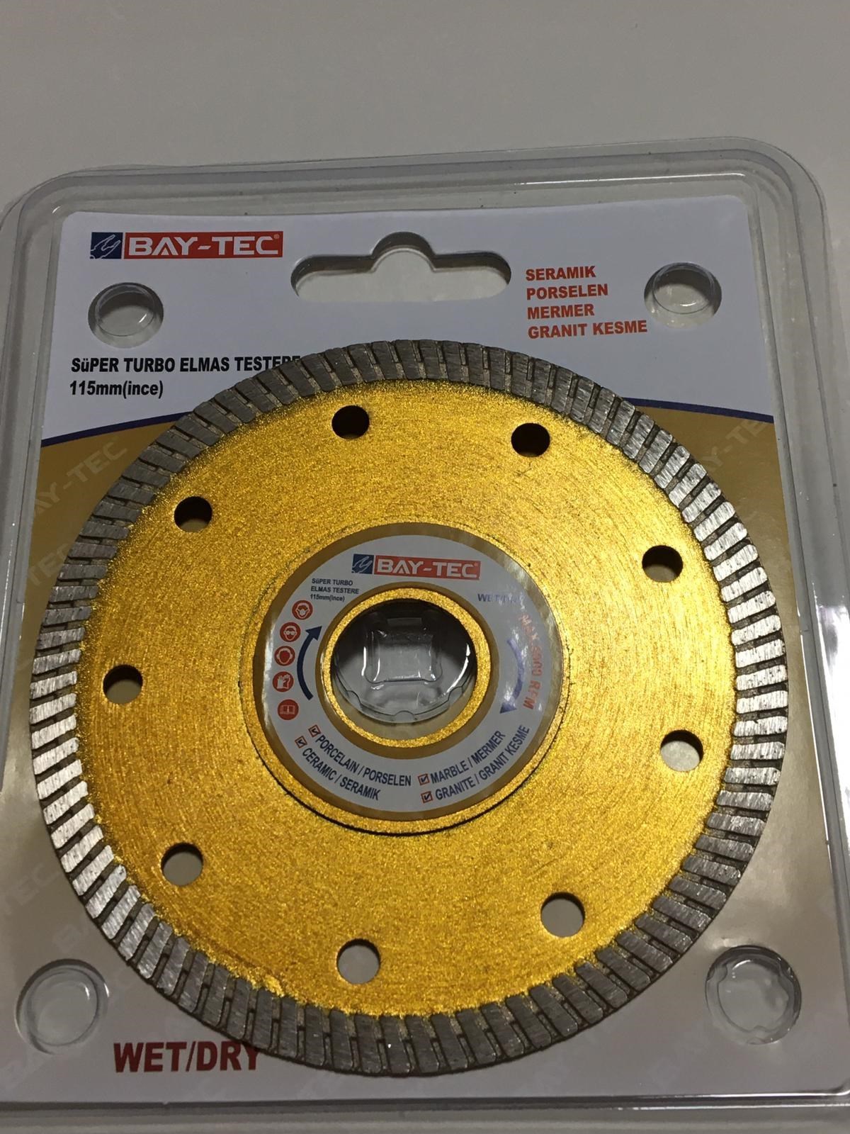 Süper Turbo İnce Granit Kesici 115 mm