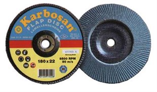 Karbosan Flap Zımpara Diski 180 mm