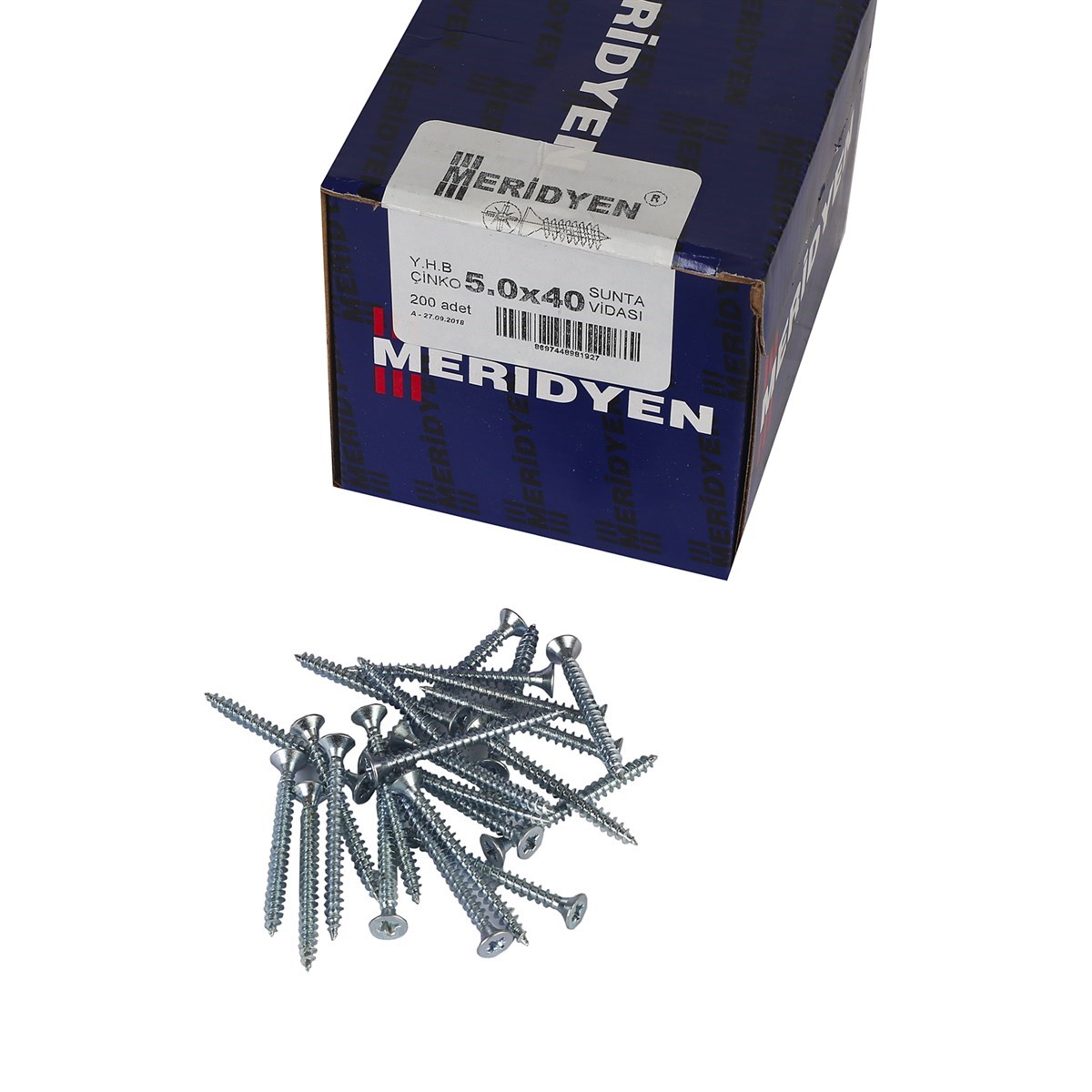 5 x 40 mm Meridyen Sunta Vidası 200 Adet