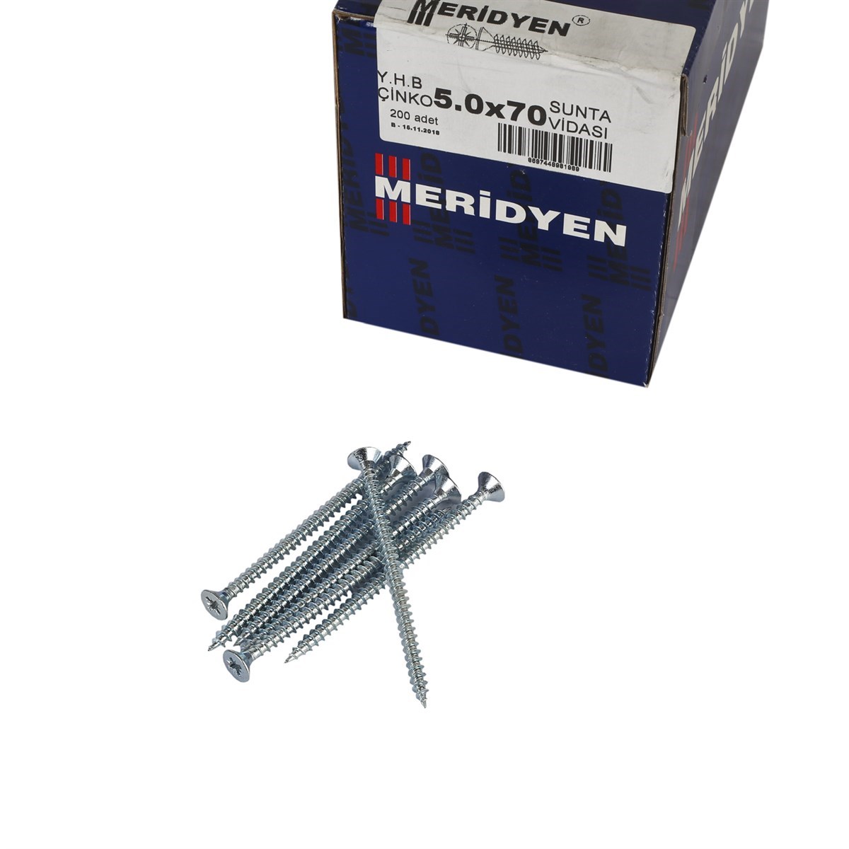 5 x 70 mm Meridyen Sunta Vidası 200 Adet