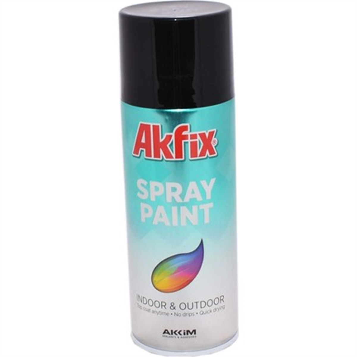Akfix Parlak Siyah Sprey Boya 400 ML