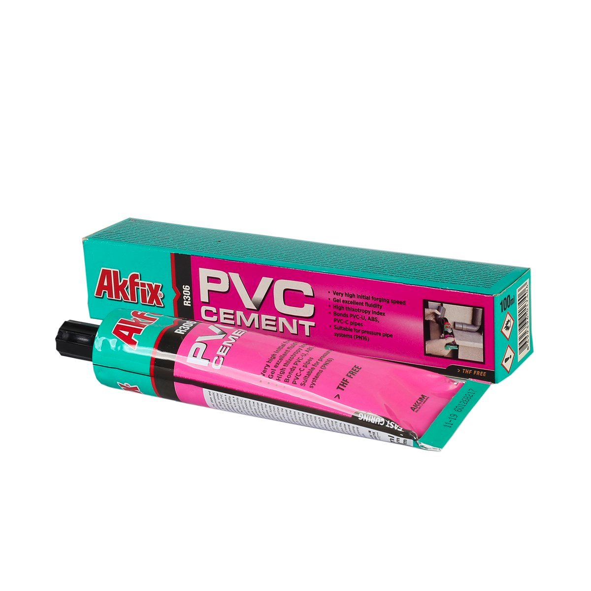 Akfix PVC Yapıştırıcı R306 100ml Tüp Satın Al