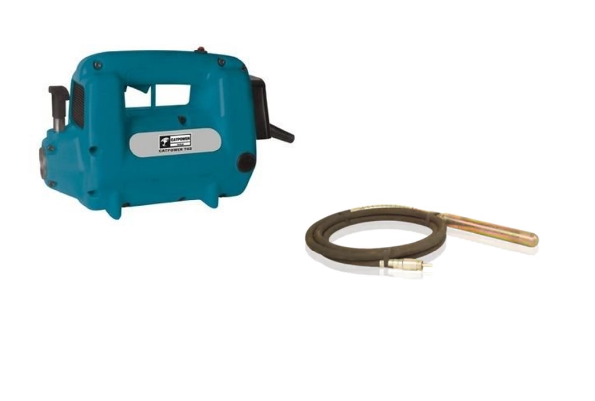 Cat 702 Beton Vibratör + 38mm Şişe Hortum