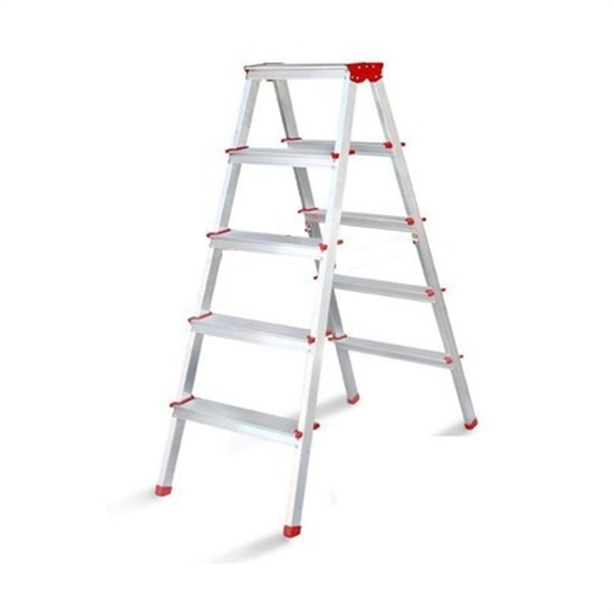 Çift Çıkış Alüminyum Merdiven 5+5