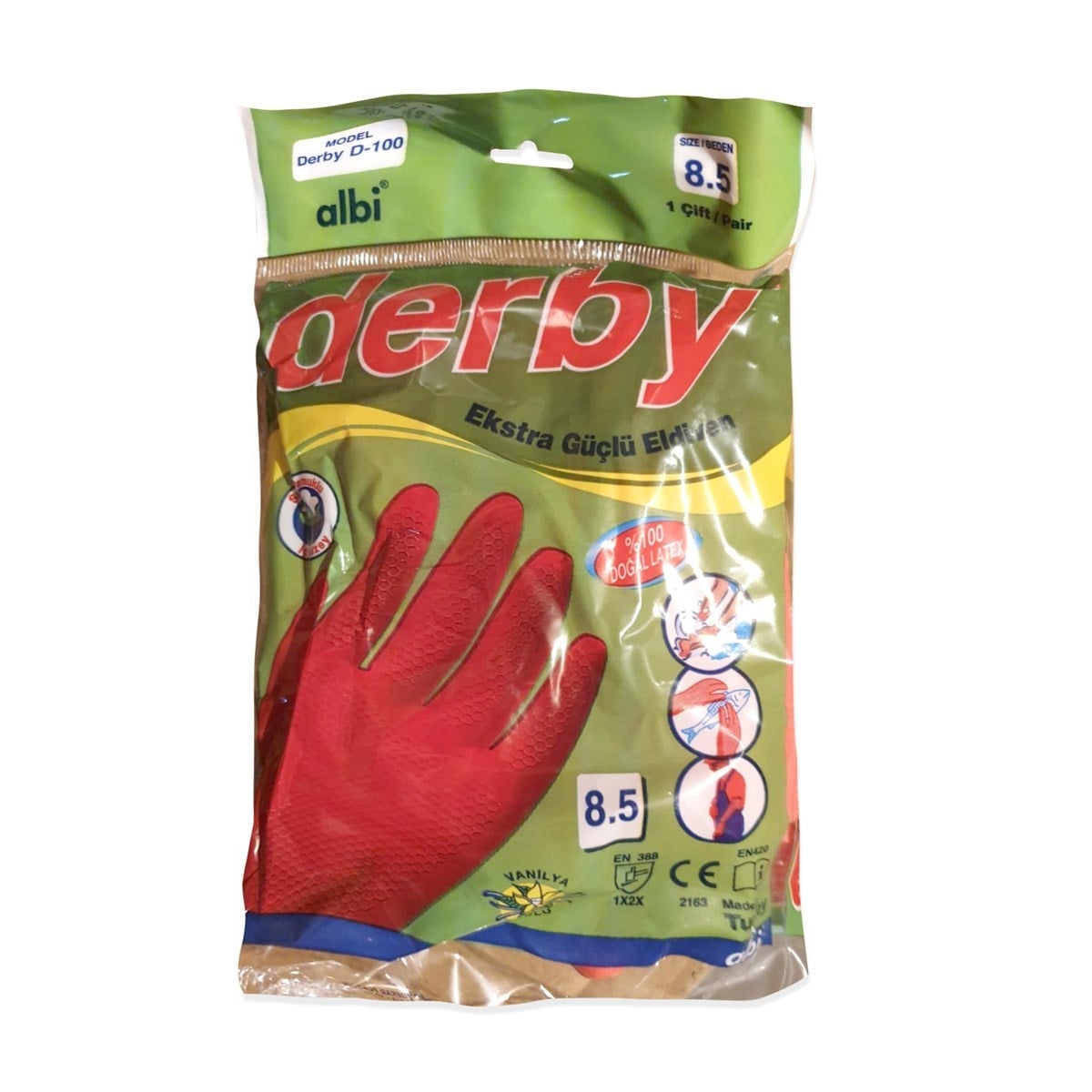 Derby Lastik Eldiven 9.5 Numara