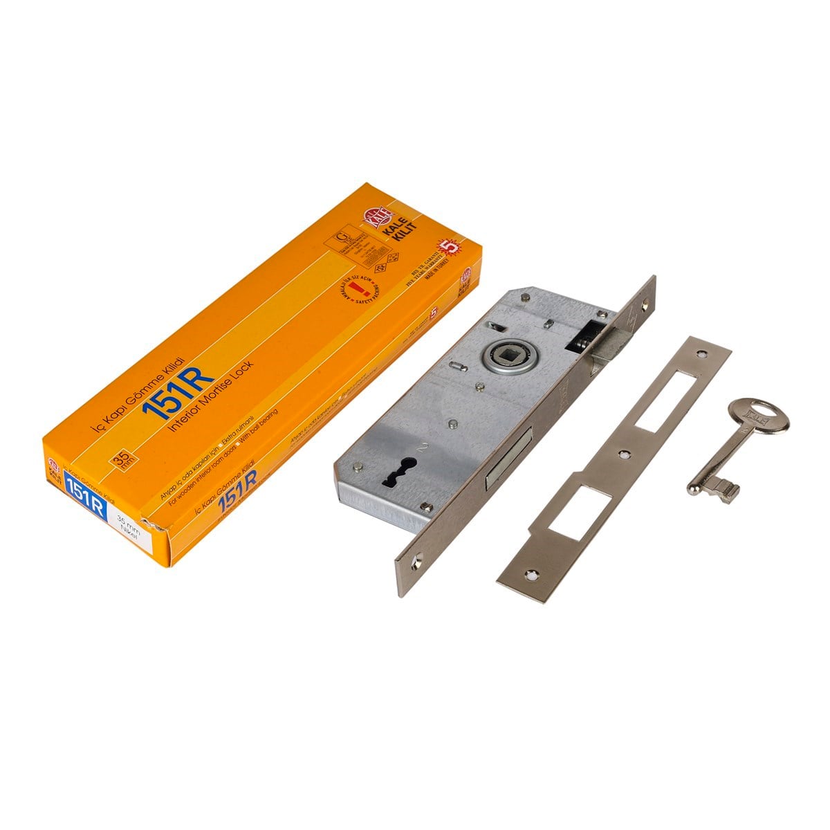 Kale 151/R 35 mm Sarı Oda Kapı Kilidi