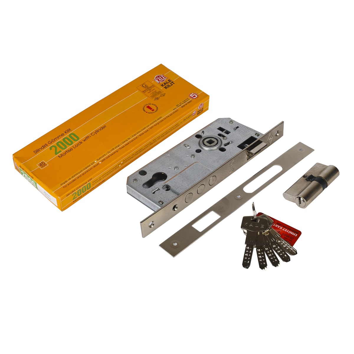 Kale 2000 Silindirli Daire Kilidi 45mm