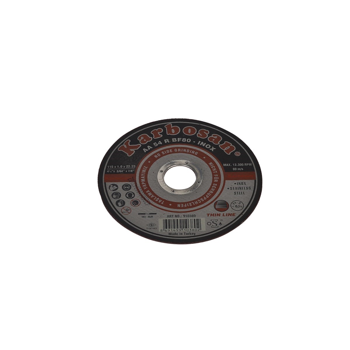 Karbosan İnox Elmas Kesici 180 mm