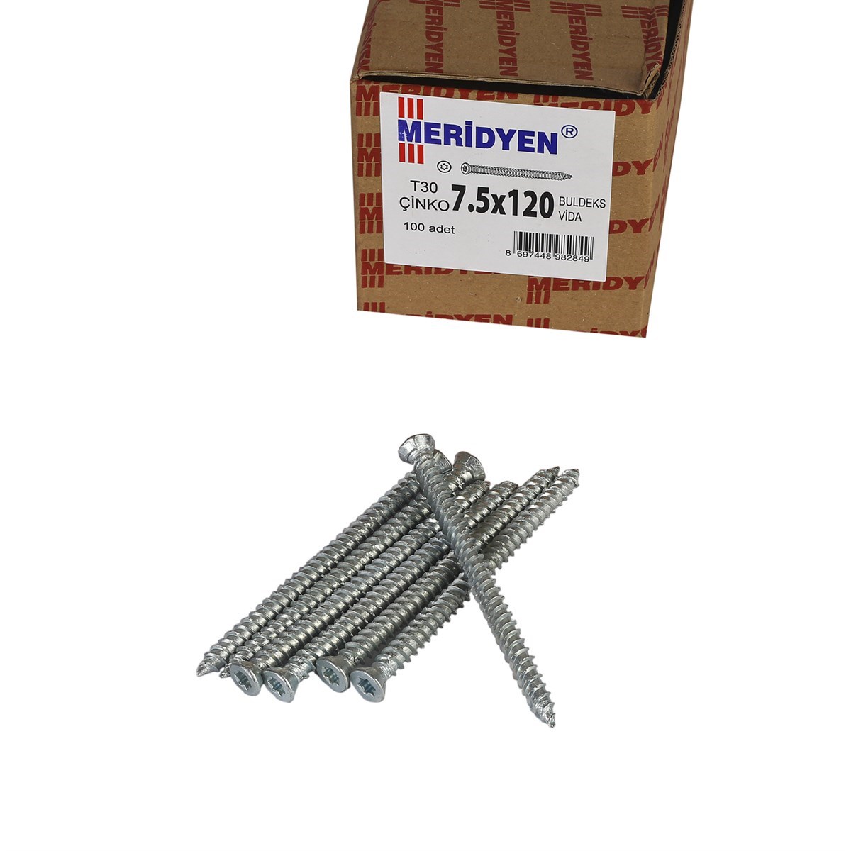 Meridyen Buldex Vida 7.5 x 120 mm - 100 Adet