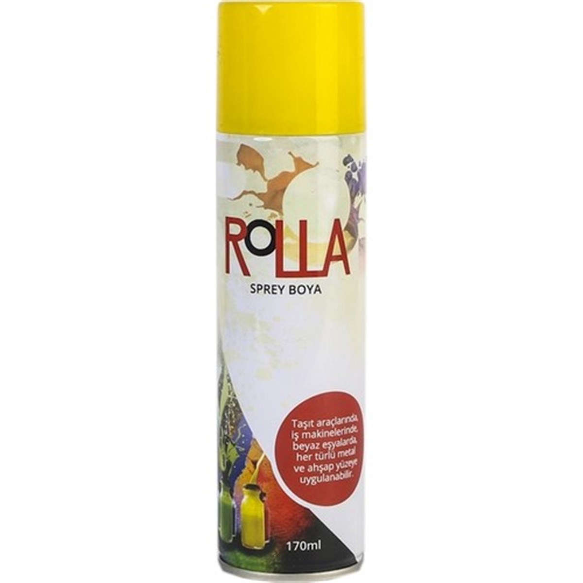 Sarı Sprey Boya