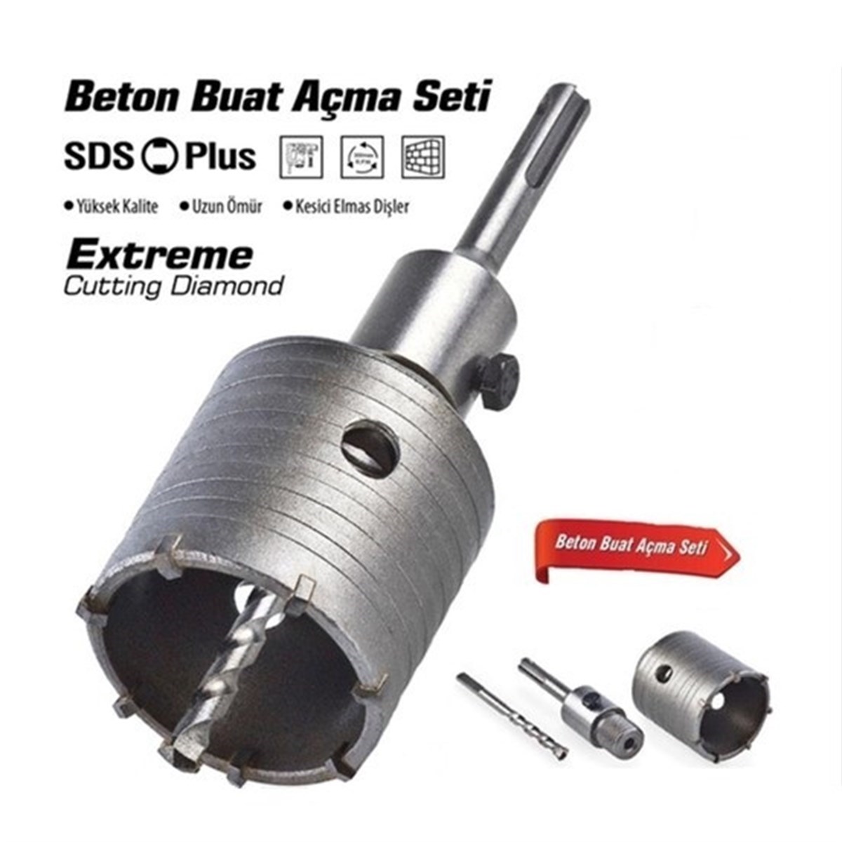 SDS Beton Buat Açma Seti 40 mm