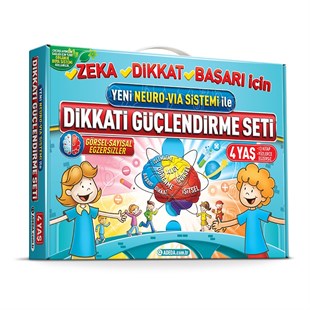 Dikkati Güçlendirme Seti Okul Öncesi Anasınıfı 4 Yaş Osman Abalı