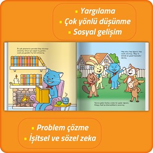 Kitapçı Kedi Doktor Onaylı Gelişimsel Hikayeler 1 Osman Abalı 3-7 Yaş